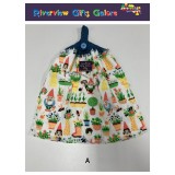 Crochet Top Hand Towel / Tea Towel - Gnomes in the Garden